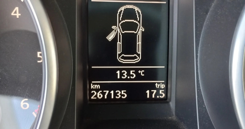 Volkswagen Golf cena 17000 przebieg: 267135, rok produkcji 2011 z Krajenka małe 301